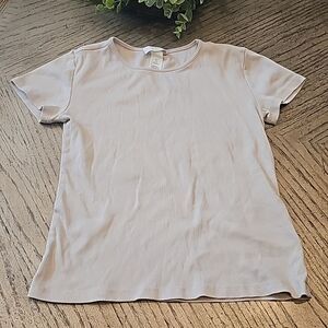 Ribbed short sleeve t shirt H&M size S